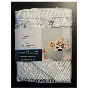Mainstays White Mesh Toy Storage
